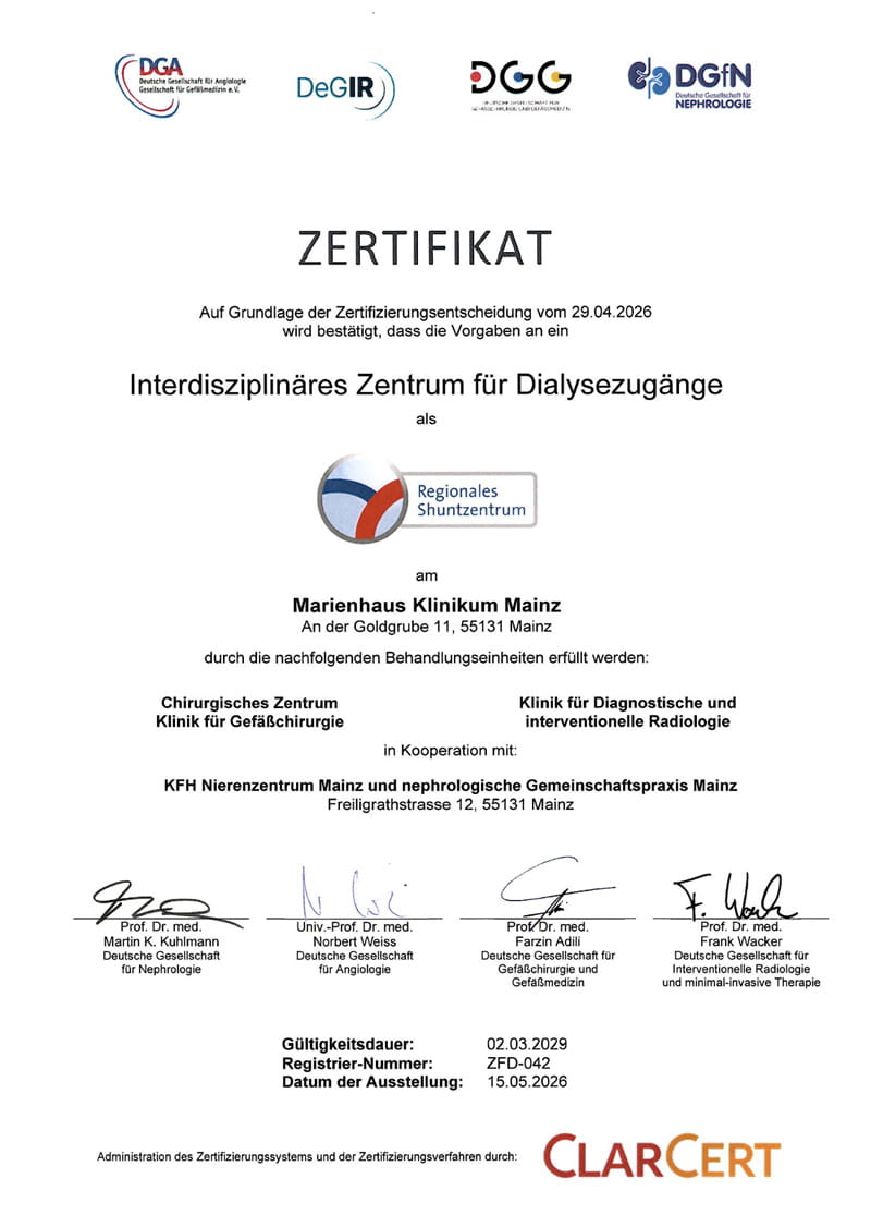 Zertifikat
